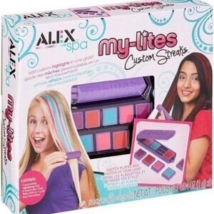 Alex Spa My-Lites Custom Hair Chalk Kit For Kids Teens